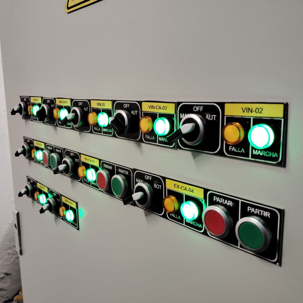 Tablero eléctrico industrial DCVolt